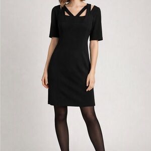 Boston Proper Black Mini Dress